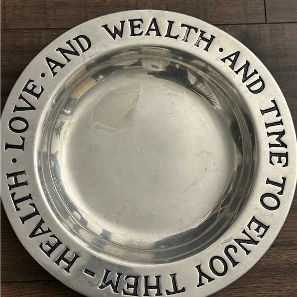 Wilton Armetale American Inspirations Engraved 9.25” Plate - Picture 2 of 7